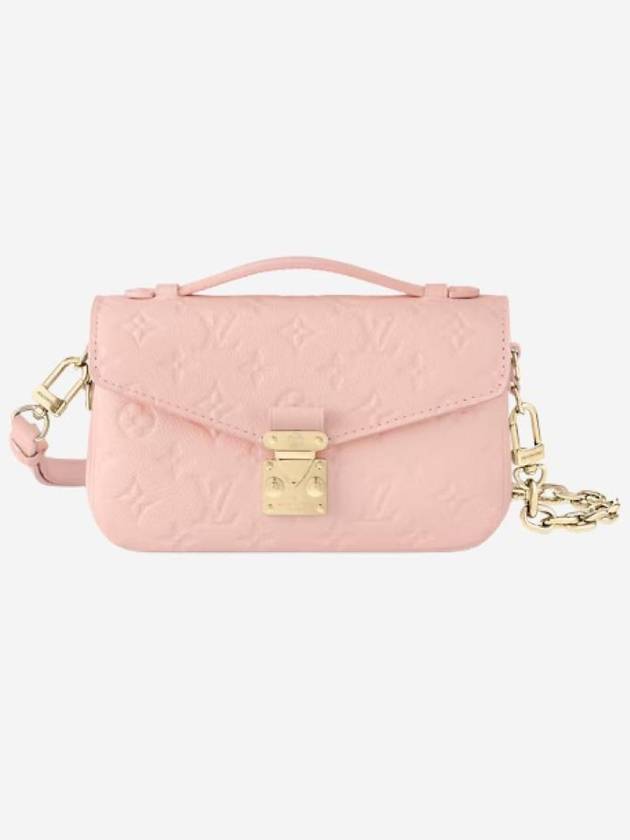 Pochette Métis East West Monogram Empreinte Opal Pink - LOUIS VUITTON - BALAAN 1