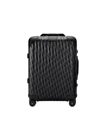 Carry On Oblique Aluminum Luggage Black - DIOR - BALAAN 1