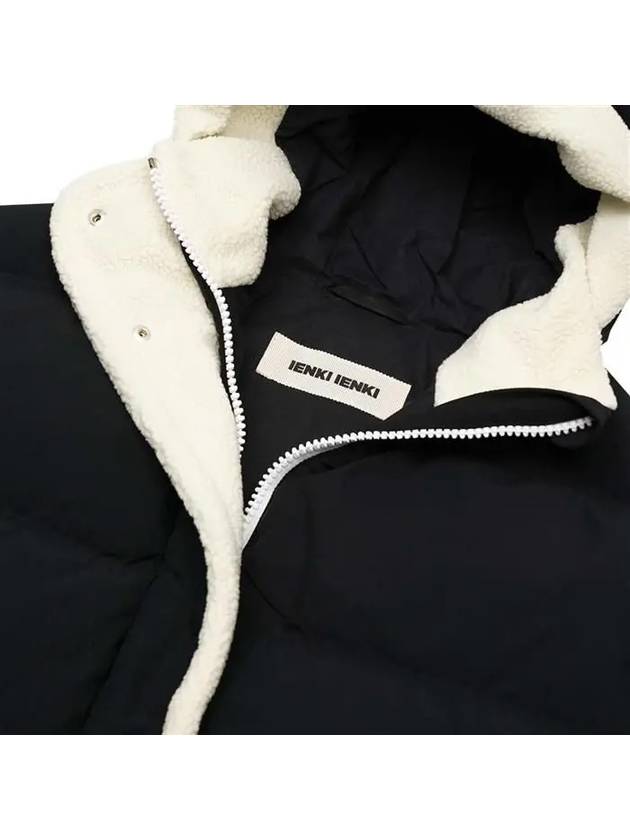 Shearling Michelin Hood Padding Black - IENKI IENKI - BALAAN.