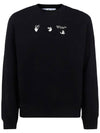 Logo World Peace Sweatshirt Black - OFF WHITE - BALAAN.