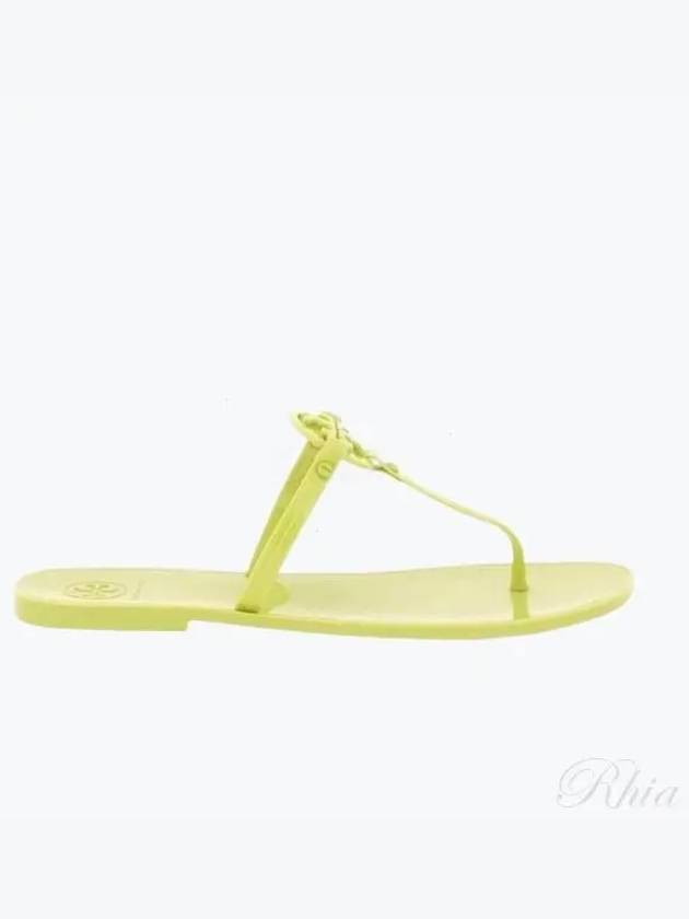 Mini Miller Jelly Flip Flops Green - TORY BURCH - BALAAN 2