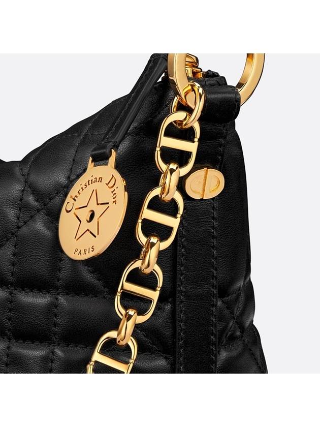 STAR Chain Hobo Bag Black S3202UDBB M900 - DIOR - BALAAN 6