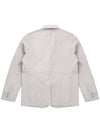 Flap Pocket Jacket Light Grey - SOLEW - BALAAN 3