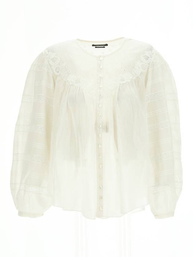 women gregorian blouse white - ISABEL MARANT - BALAAN 1