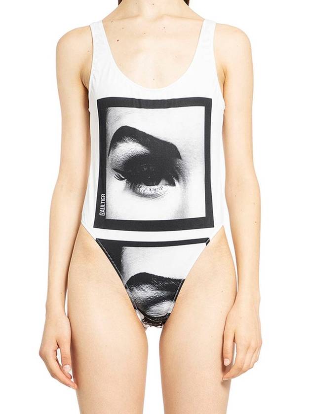 Jean Paul Gaultier Jersey Swimsuit Printed "Eyes" Clothing - JEAN PAUL GAULTIER - BALAAN 4