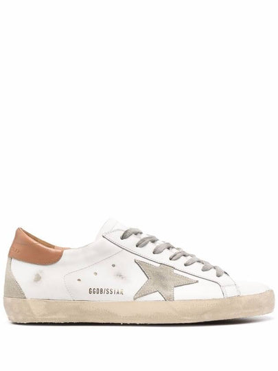 Superstar Brown Tab Sneakers White - GOLDEN GOOSE - BALAAN 2