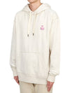 Matte Logo Print Hoodie Ecru - ISABEL MARANT - BALAAN 3