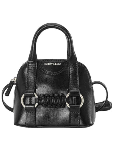 Sadie Micro Double Tote Bag Black - CHLOE - BALAAN 1