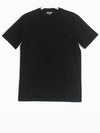 Pocket Round Short Sleeve T-Shirt Black - LANVIN - BALAAN 2