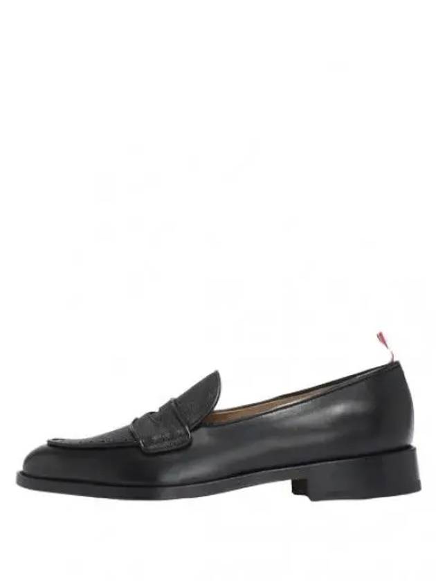 RWB Tab Vitello Calf Leather Flexible Sole Penny Loafers Men - THOM BROWNE - BALAAN 1