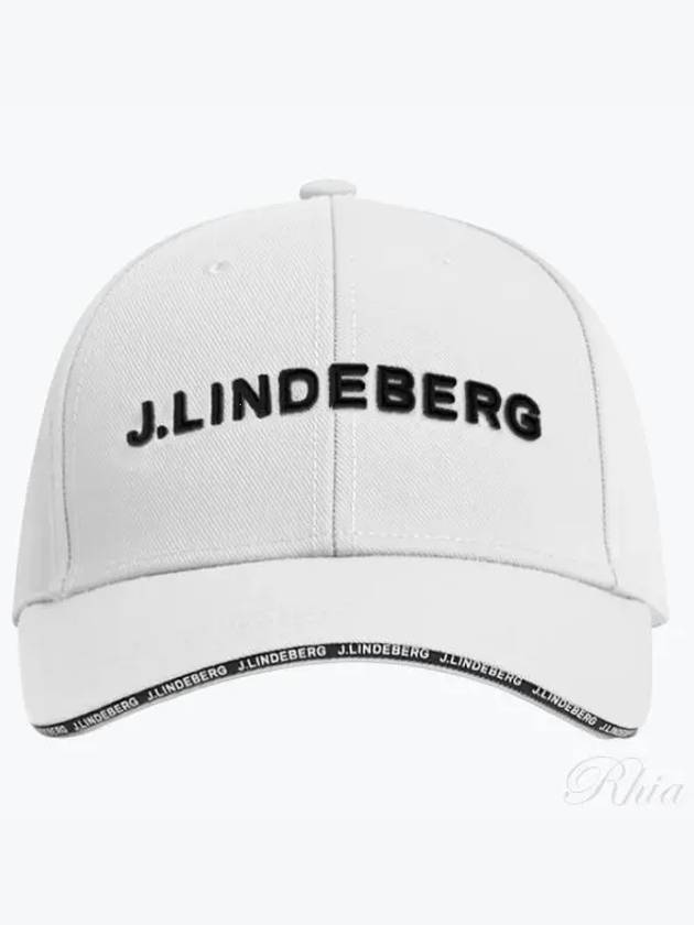 Harry Embroidered 3D Logo Ball Cap White - J.LINDEBERG - BALAAN 2