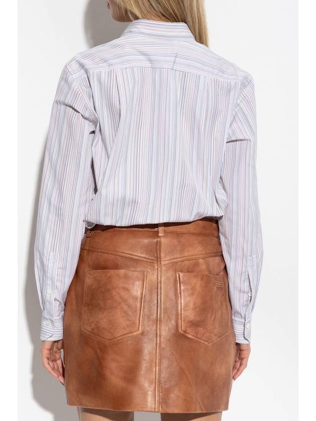 Paul Smith Shirt With Stripe Pattern, Women's, White - PAUL SMITH - BALAAN 4