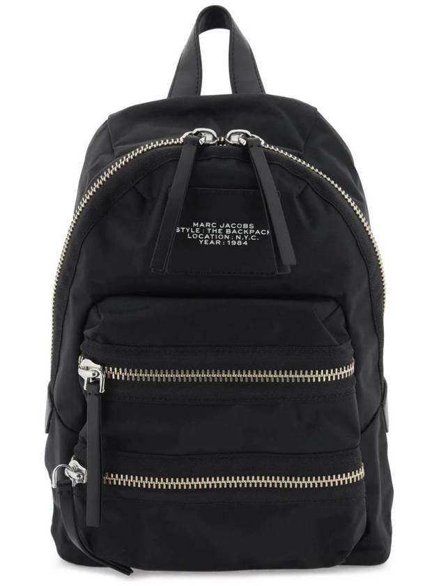 The Biker Medium Nylon Backpack Black - MARC JACOBS - BALAAN 1