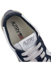 Medalist Navy Tab Low Top Sneakers White Navy - AUTRY - BALAAN 8