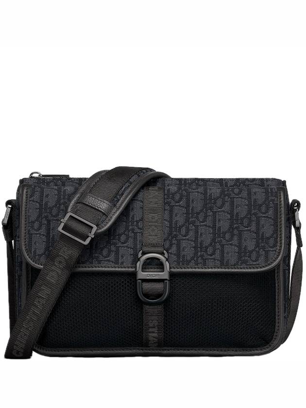 Oblique Jacquard 8 Messenger Bag Black - DIOR - BALAAN 2