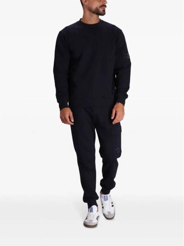 Diagonal Raised Fleece Track Pants Navy - CP COMPANY - BALAAN 5