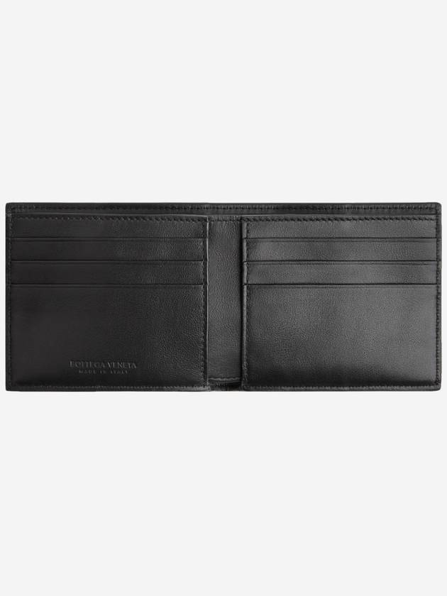 Intrecciato Cassette Half Wallet Black - BOTTEGA VENETA - BALAAN 3