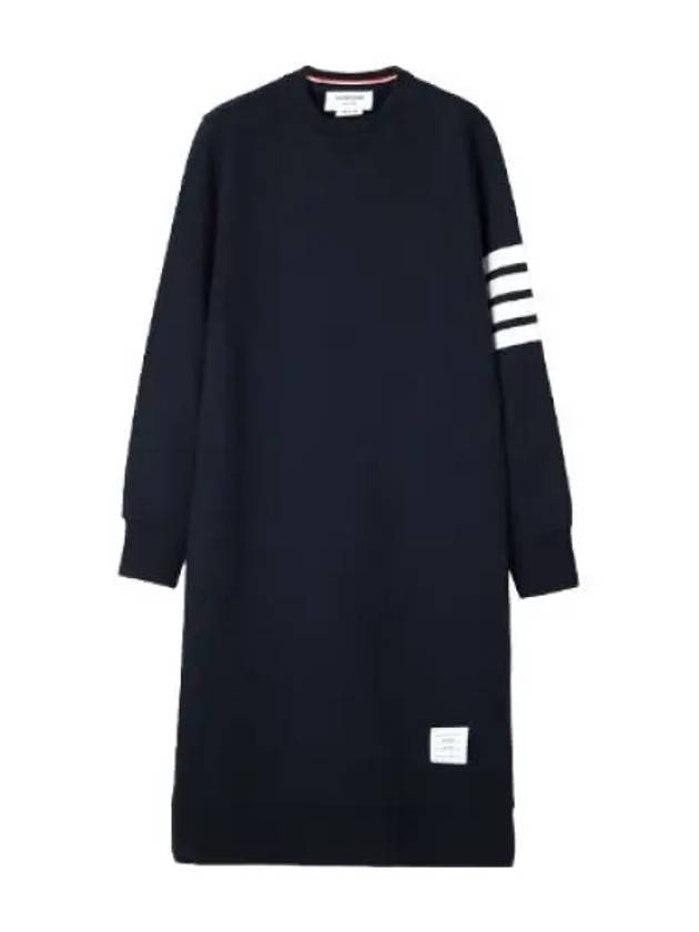 Diagonal Stripe RWB Tab Loopback One Piece Women - THOM BROWNE - BALAAN 1