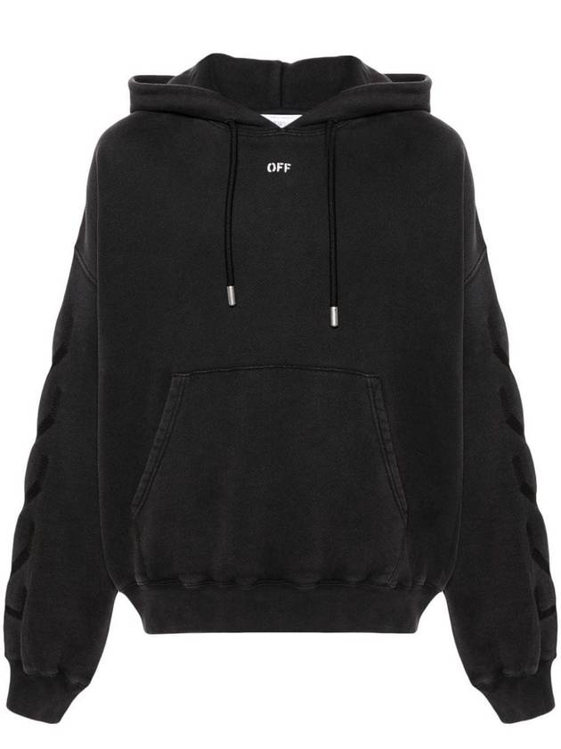 St Matthew Oversized Hoodie Black - OFF WHITE - BALAAN 2