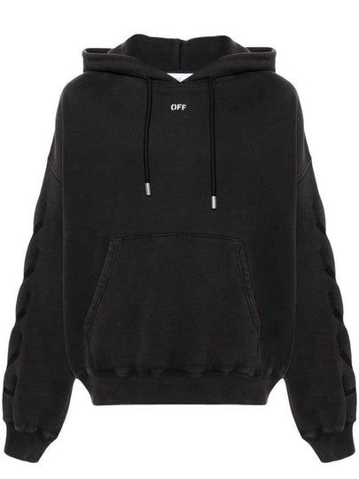 St Matthew Oversized Hoodie Black - OFF WHITE - BALAAN 2