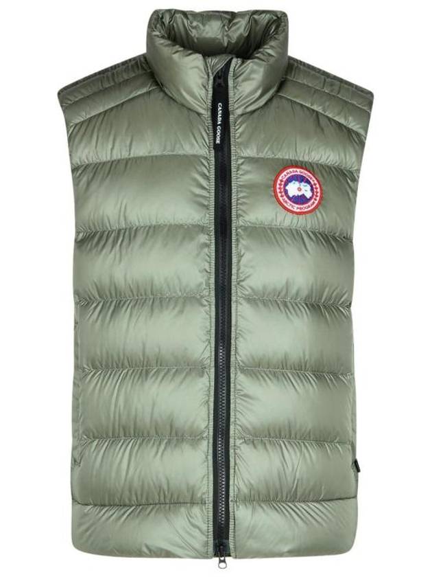 Crofton Logo Patch Padded Vest Sagebrush - CANADA GOOSE - BALAAN 2