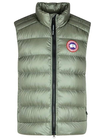 Crofton Logo Patch Padded Vest Sagebrush - CANADA GOOSE - BALAAN 2