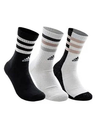 3S Bold Padded Crew Socks 3 Pairs - ADIDAS - BALAAN 1