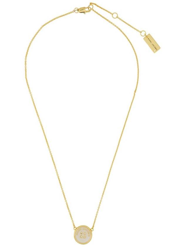 Marc Jacobs "Button Pendant" Necklace - MARC JACOBS - BALAAN 1