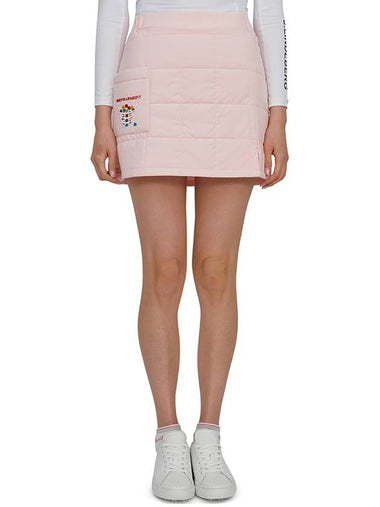 Women's Padded H-Line Skirt Pink - HORN GARMENT - BALAAN 1