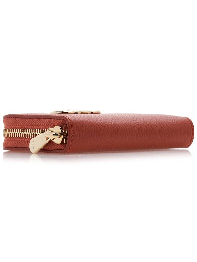 Ferragamo Women's Gancini Card Wallet 22 0406 TERRACOTTA 0770059 - SALVATORE FERRAGAMO - BALAAN 5