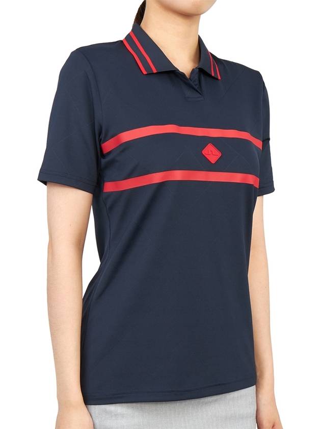 Golf wear women s short sleeve t shirt GWJT06449 6855 - J.LINDEBERG - BALAAN 4