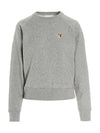 Fox Head Patch Adjusted Sweatshirt Grey Melange - MAISON KITSUNE - BALAAN 3