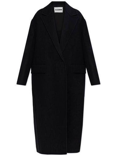 JIL SANDER Wool Coat, Women's, Black - JIL SANDER - BALAAN 1