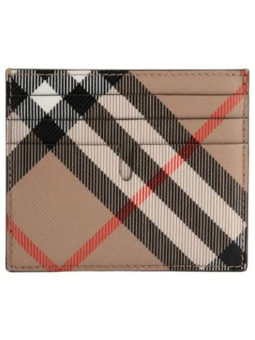 Tall check card case men s wallet - BURBERRY - BALAAN 1