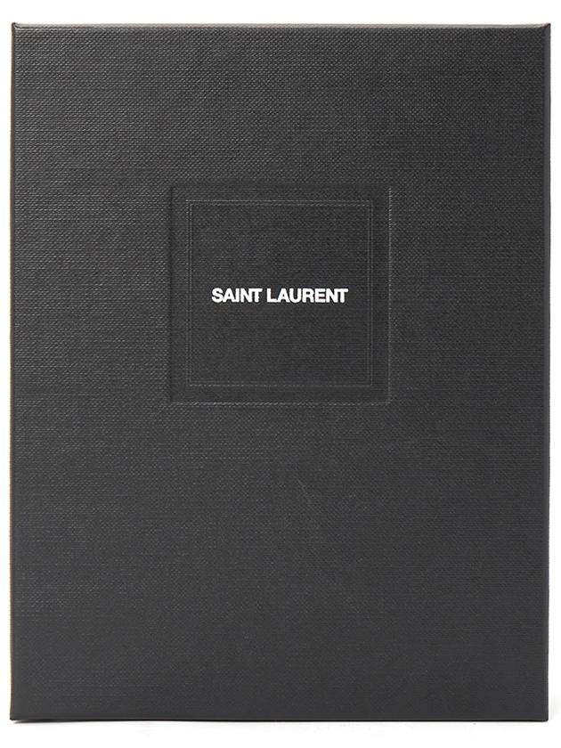 Cassandre Matelasse Small Lambskin Card Wallet Light Musk - SAINT LAURENT - BALAAN 9