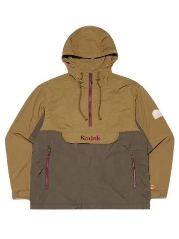 KODAK Trip Hooded Anorak KHAKI - KODO - BALAAN 1