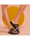 Extra Sandals Noir - HERMES - BALAAN.