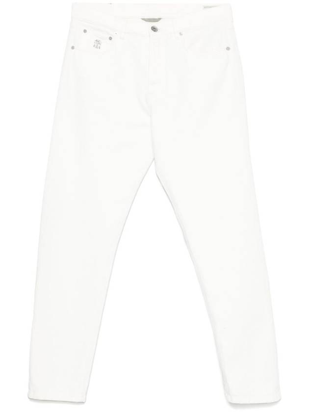 Brunello Cucinelli Jeans White - BRUNELLO CUCINELLI - BALAAN 1