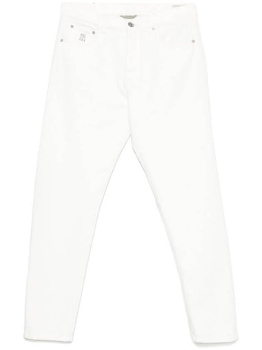 Brunello Cucinelli Jeans White - BRUNELLO CUCINELLI - BALAAN 1