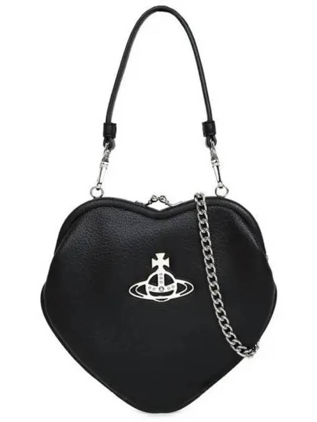 Belle Heart Frame Cross Bag Black - VIVIENNE WESTWOOD - BALAAN 2