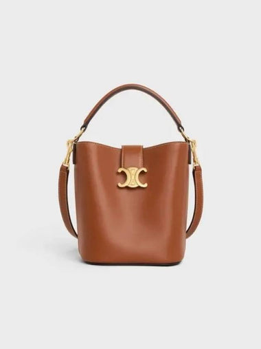 NEW Small Louise Bag Soft Calfskin TAN Bucket 119173FX9 04LU - CELINE - BALAAN 1