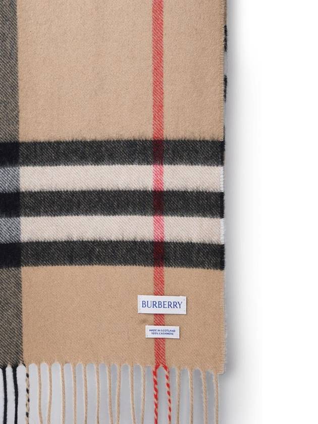 Vintage Check Cashmere Muffler Beige - BURBERRY - BALAAN 4