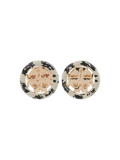 Miller Painted Stud Earrings Ivory - TORY BURCH - BALAAN 2