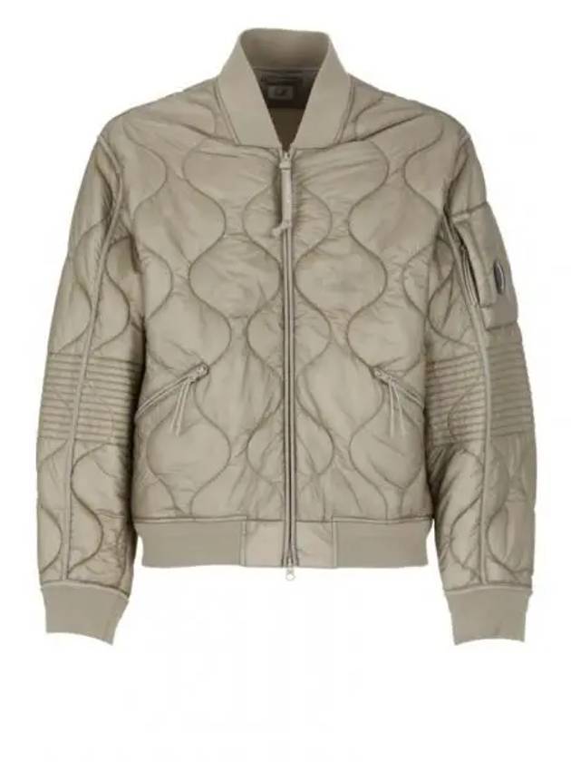 Liner Padded Bomber Jacket Beige - CP COMPANY - BALAAN 2