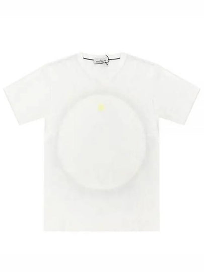 Solar Eclipse Short Sleeve T-Shirt White - STONE ISLAND - BALAAN 2