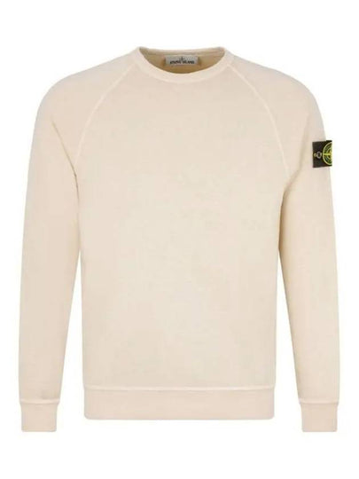 Wappen Patch Round Sweatshirt Ivory - STONE ISLAND - BALAAN 2