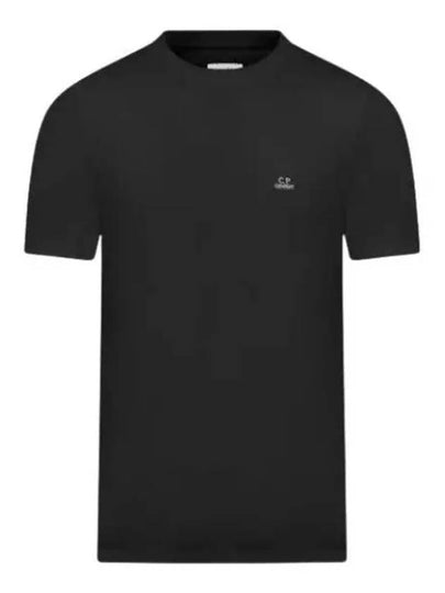 30/1 Jersey Logo Short Sleeve T-Shirt Black - CP COMPANY - BALAAN 2