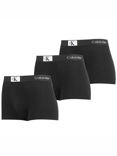 Low Rise Briefs 3 Pack Black - CALVIN KLEIN - BALAAN 2