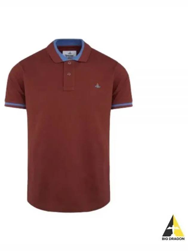 Classic ORB Logo Polo Shirt Red - VIVIENNE WESTWOOD - BALAAN 2