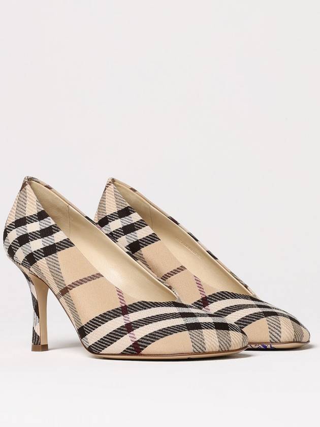 Check Baby High Pumps Beige - BURBERRY - BALAAN 3